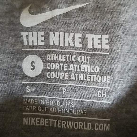 Nike Tee, Gray, Size Small - Picture 3 of 3